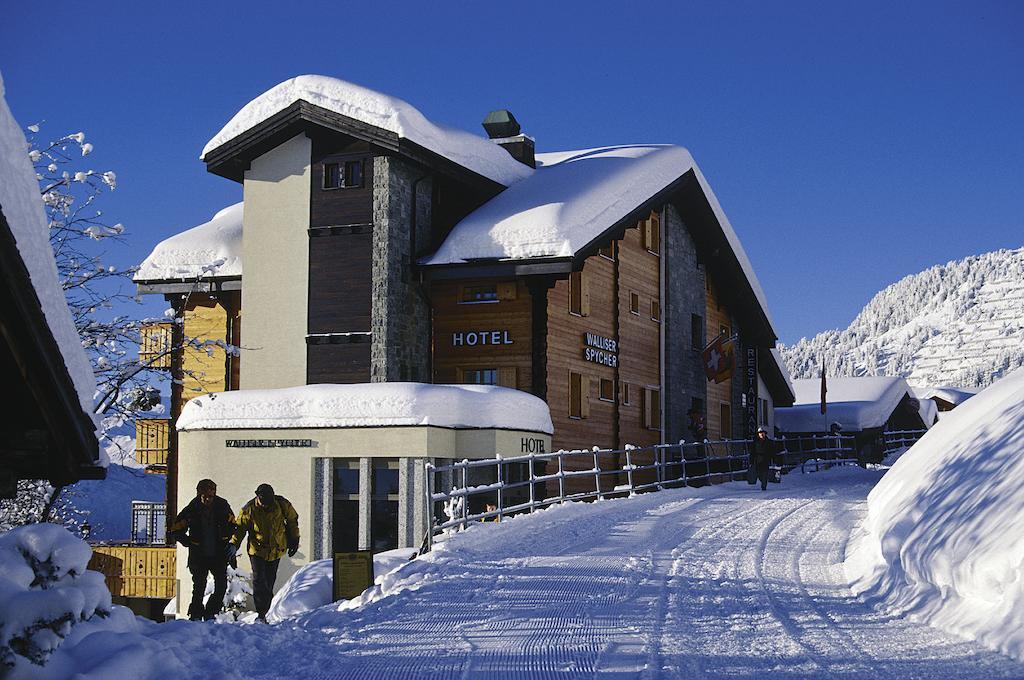 Swiss Chalet-Style Hotel Walliser Spycher Riederalp Kültér fotó